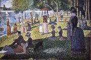 Georges Seurat Island Bowl Sunday china oil painting artist